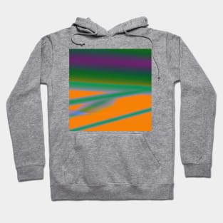 orange green purple abstract texture Hoodie